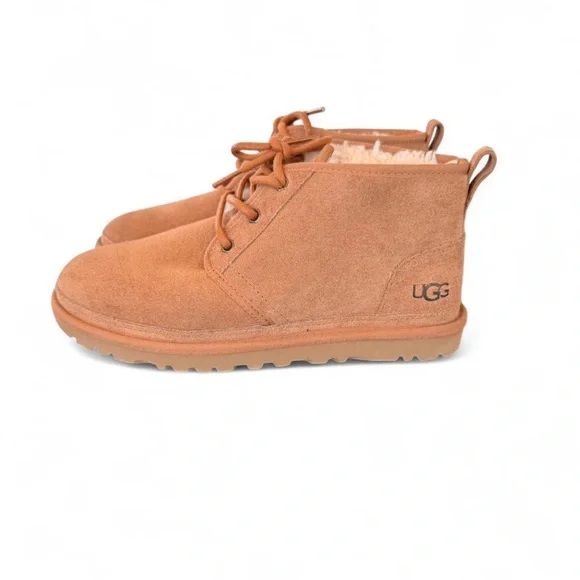 NWOB UGG Neumel Chukka Chesnut Brown Lace-up Boot Women’s Size 9 -1094269 - Picture 3 of 8